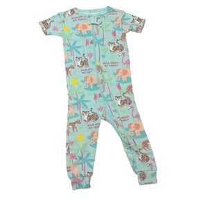 Children’s Place Sleeper Pajamas Jungle Unisex Baby 6-9 months